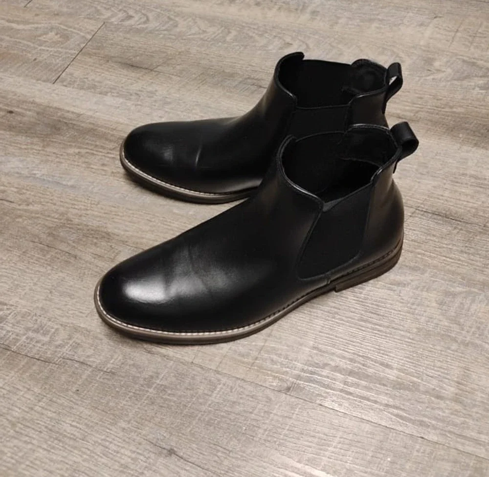 Bruno Marc Men's Suede Leather Chelsea Ankle Boots Formal Shoes size 10.5